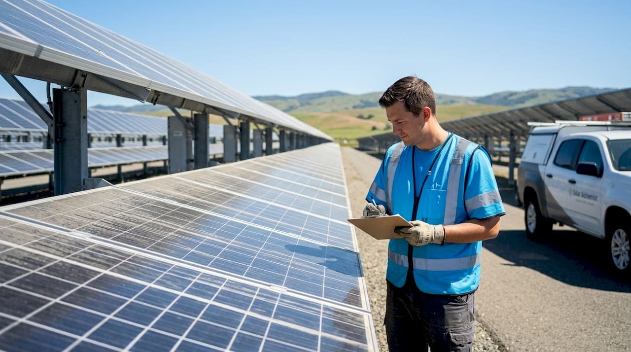 Why Large Solar Arrays Need Cleaning Schedules
