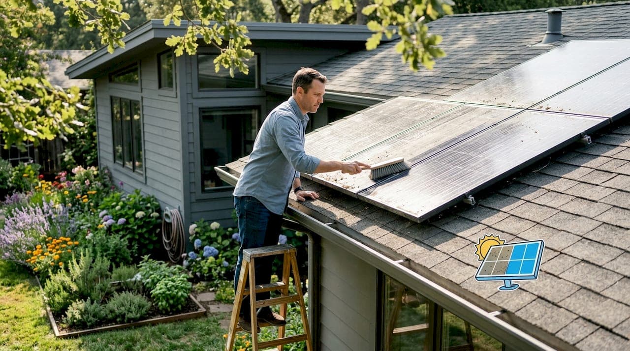How Solar Panel Cleaning Improves Home Value