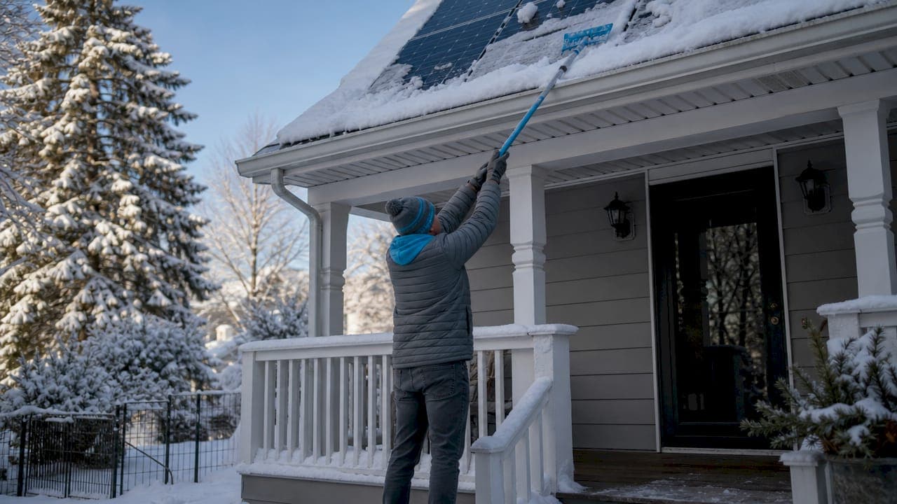 Wisconsin Winter Solar Panel Snow Removal Guide