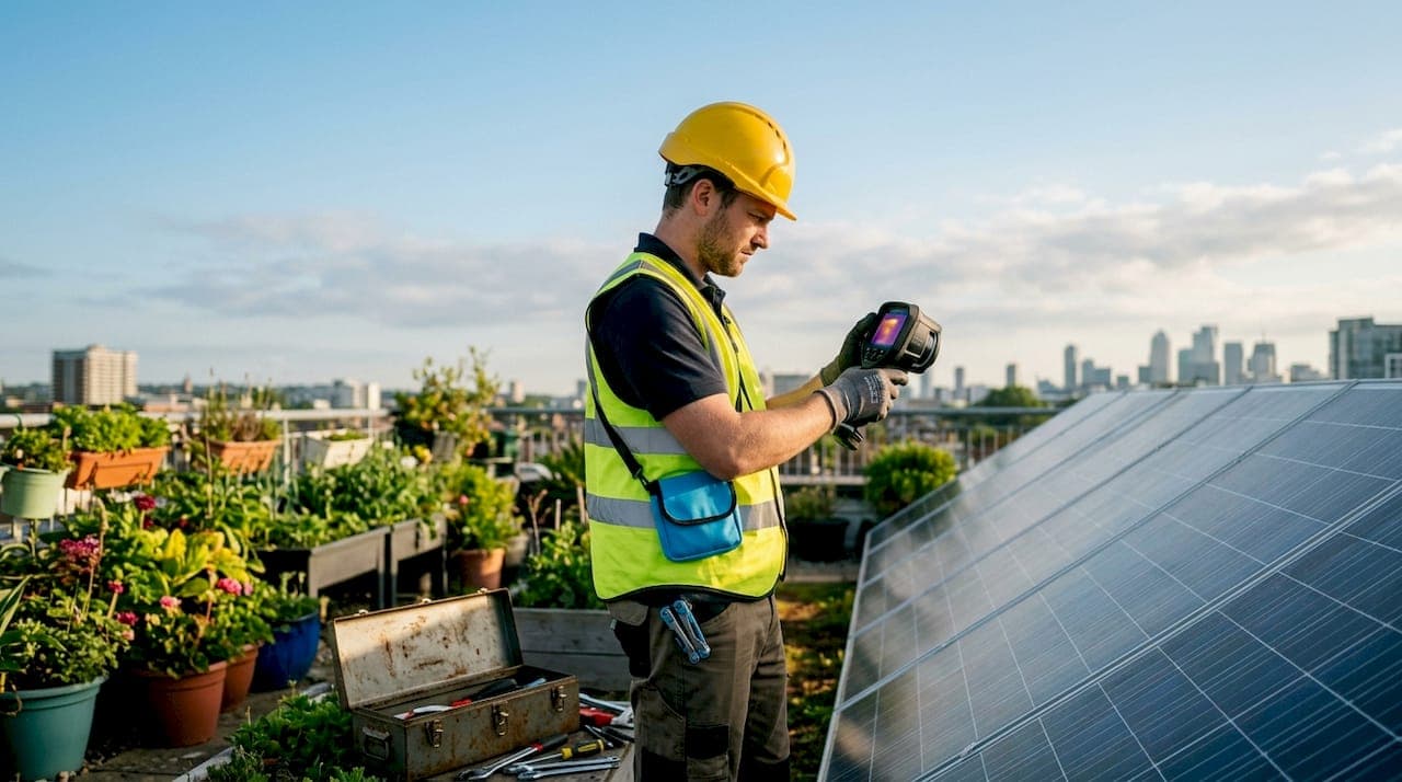 Why Solar Panel Inspection Matters for Commercial ROI